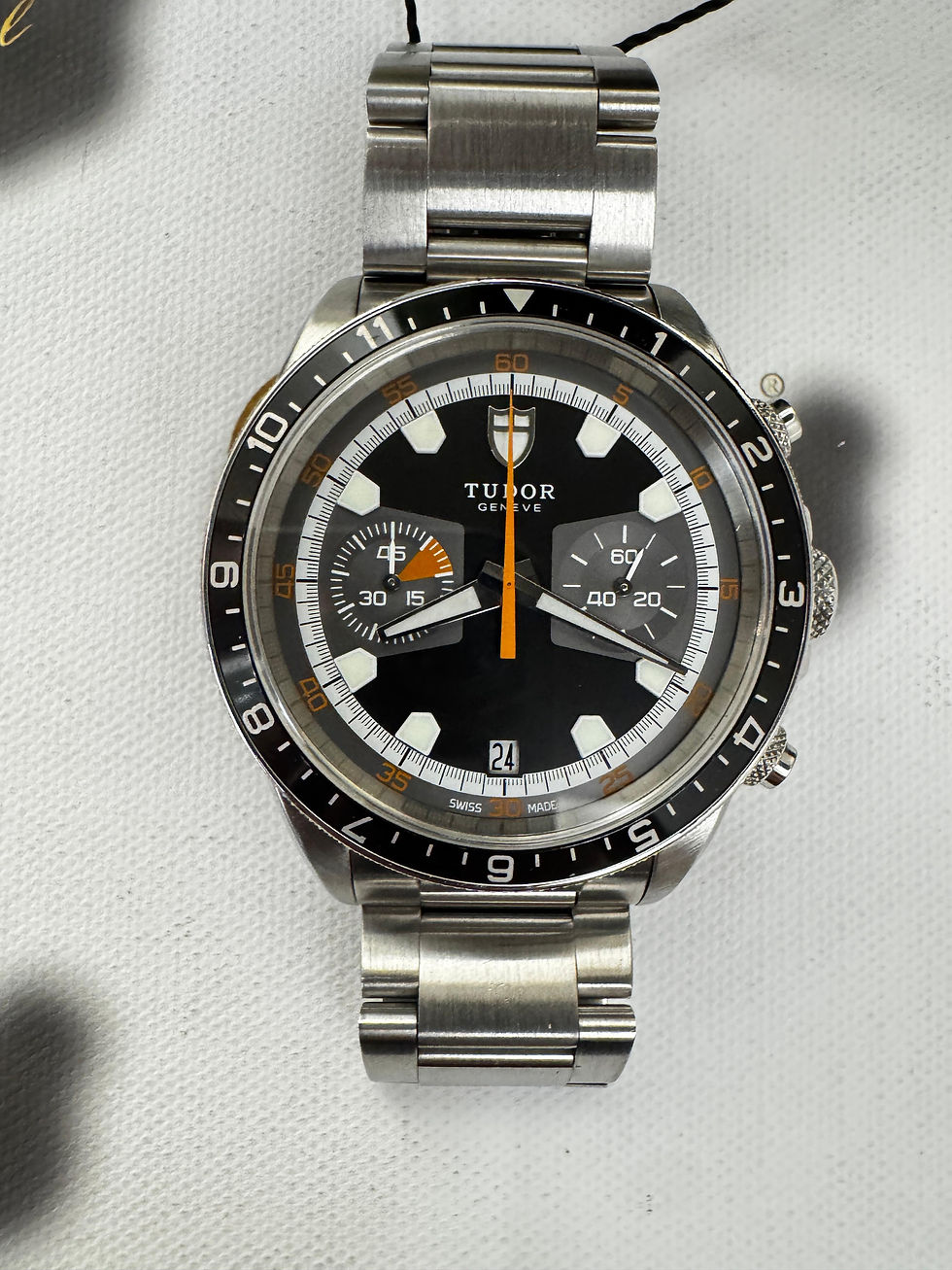 🌈🌈Tudor Heritage Chrono 70330🖤原裝黑面貓 淨錶🖤1491C(廣華街店)