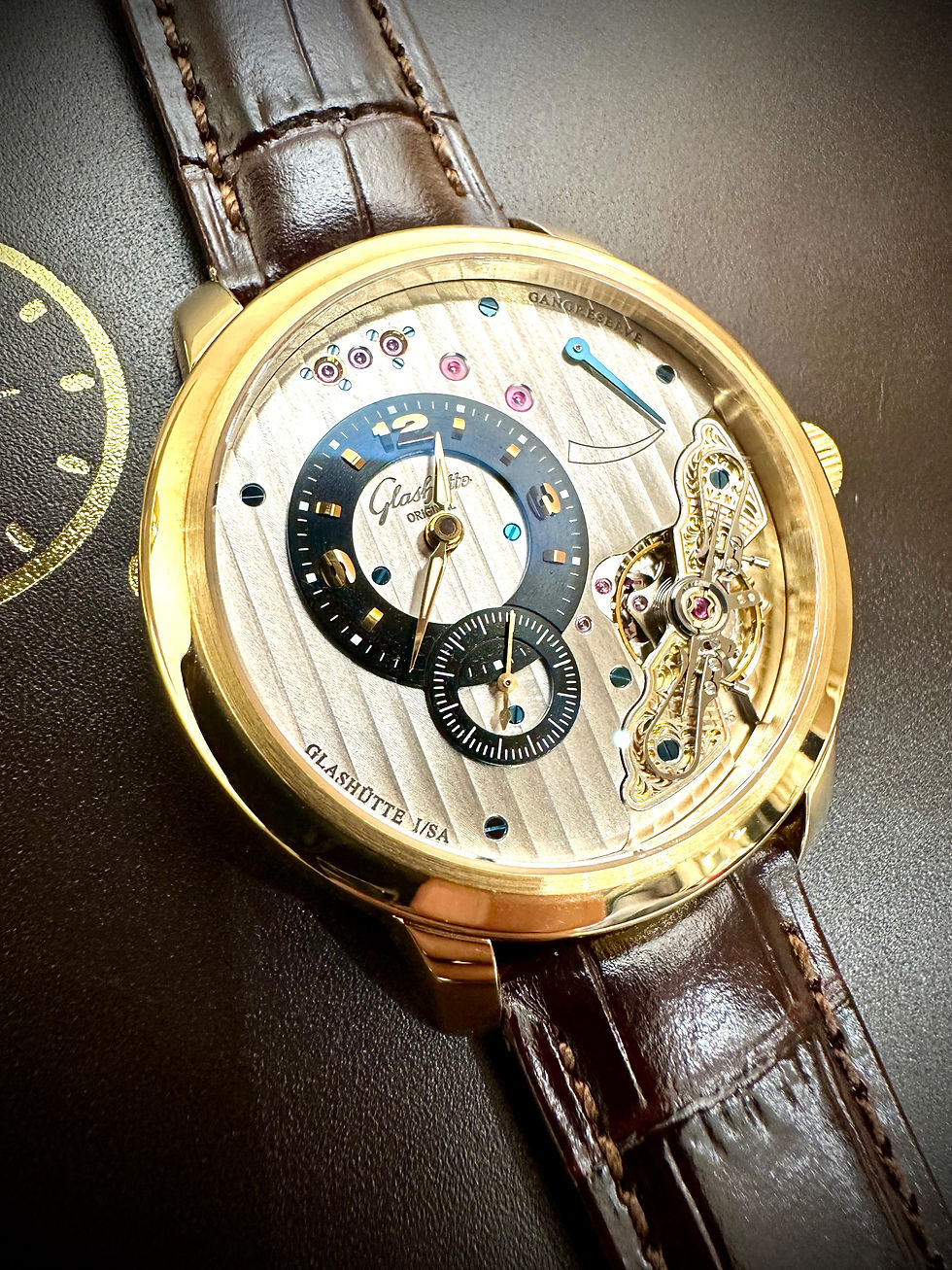 🌈🌈Glashutte Original 66-01-01-01-05🧡特別縷空機芯設計👍🏻1559C(廣華街店)