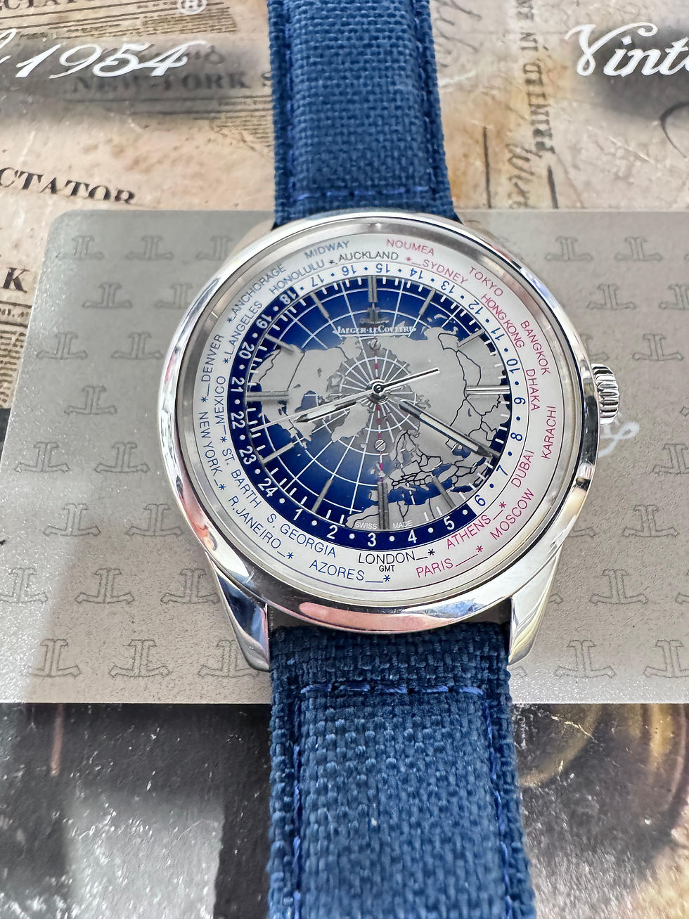 Thumbnail: 🌈🌈Jaeger-LeCoultre Geophysic Universal Time Q8108420🌍C1988（廣華街店）