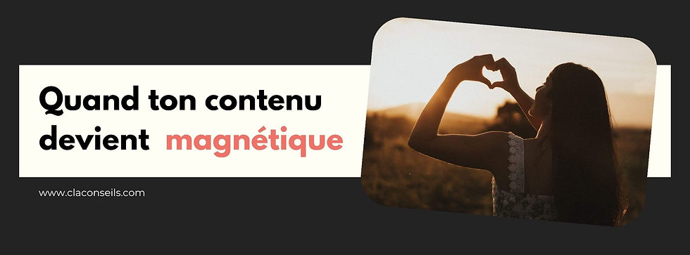 visuel pour illustrer que les phrases d'accroche permettent d'avoir du contenu magnétique sur Instagram