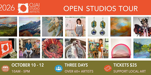 Annual Open Studios Fall Tour October 10-12, 2026