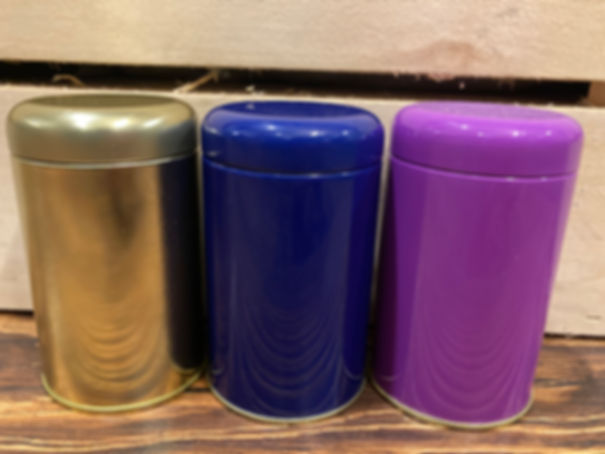 Round Tea Tins