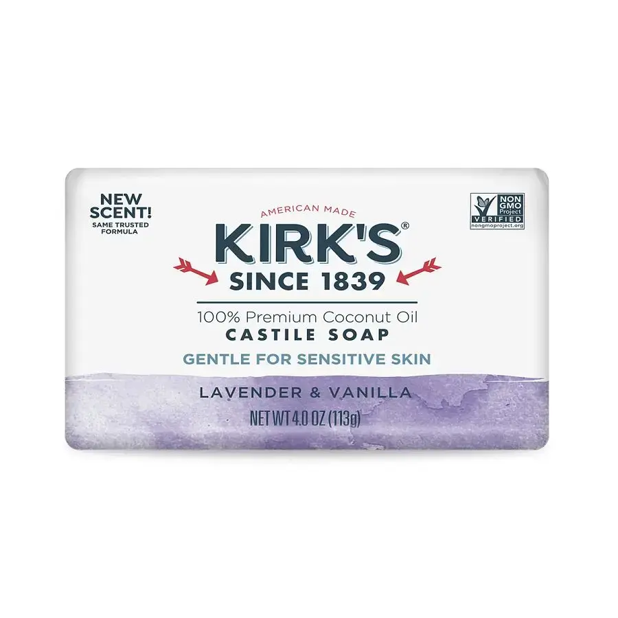 Kirk's Lavender & Vanilla Coco Castile Bar Soap