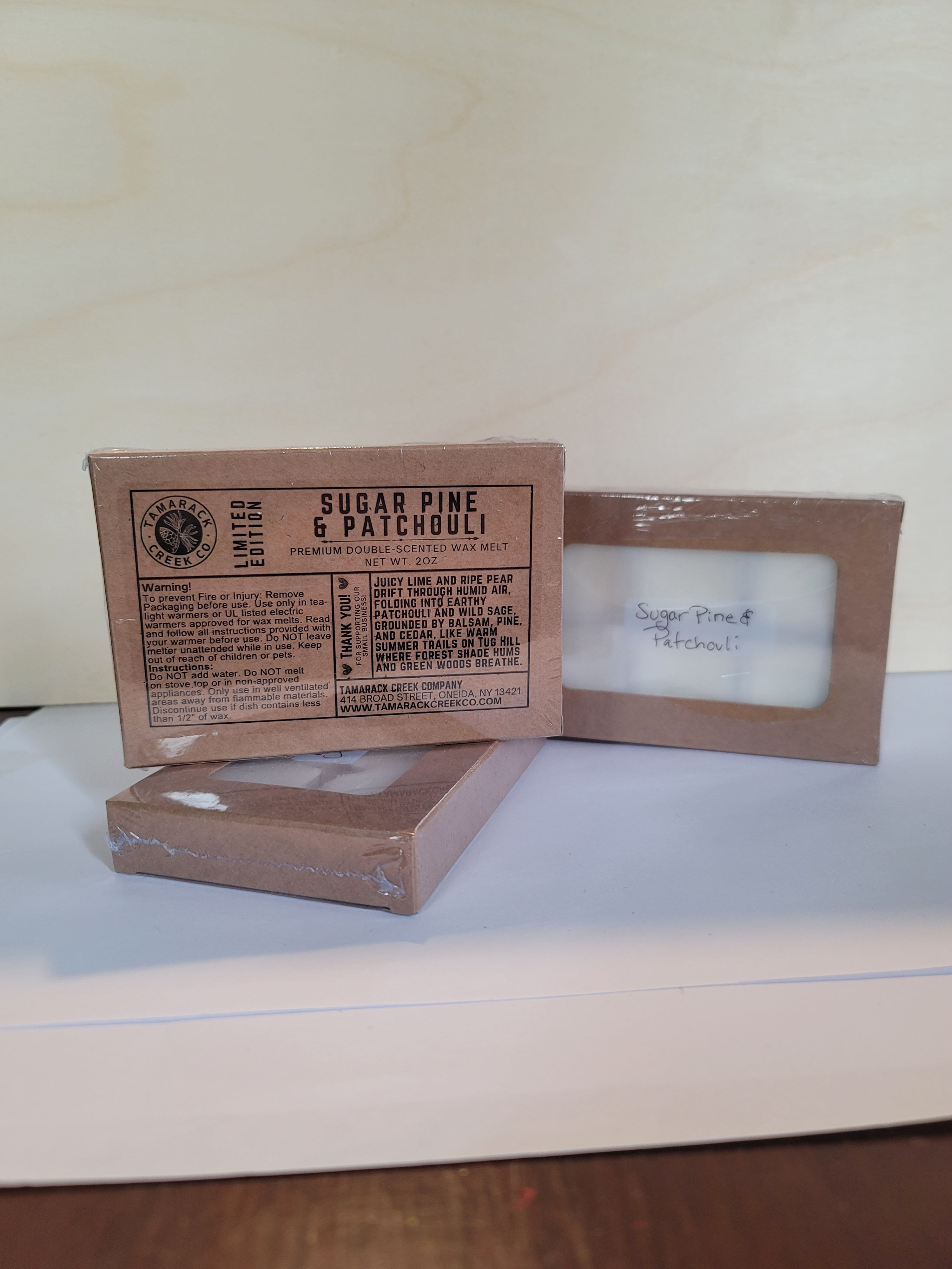 Sugar Pine & Patchouli Artisan Wax Melts