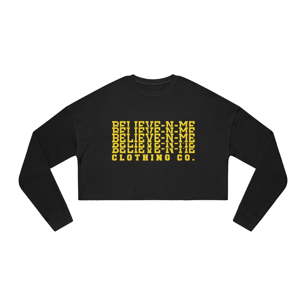 Believe-N-Me Women's Cropped Sweatshirt