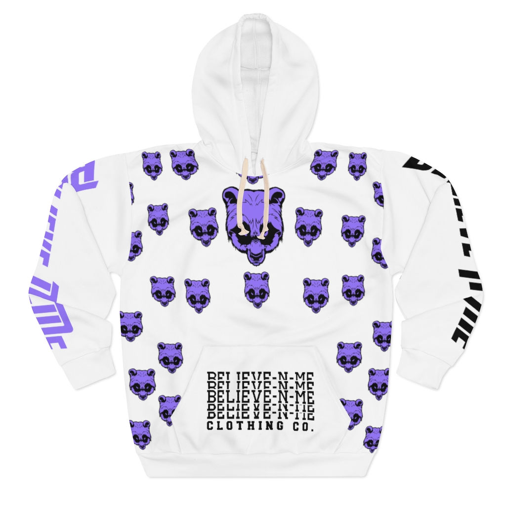 Believe-N-Me White Bear Crazy Pullover Hoodie