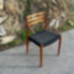 Moller 78 chair woven in black Danish cord by Caning Canada, Penticton, BC