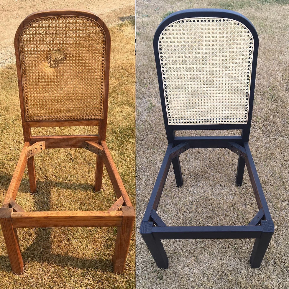 Cane Back Dining Chairs