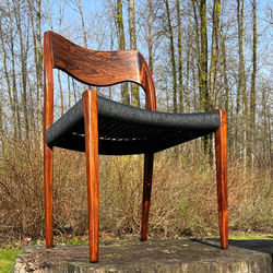 Rosewood Moller 71 Woven in Black Danish Cord