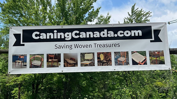 Caning Canada weaving services banner