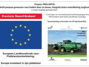 Sorghum, Multi purpose gewas voor bodem boer en bouw, integrale keten ontwikkeling