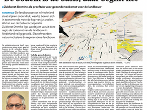 De bodem is de basis, daar begint het