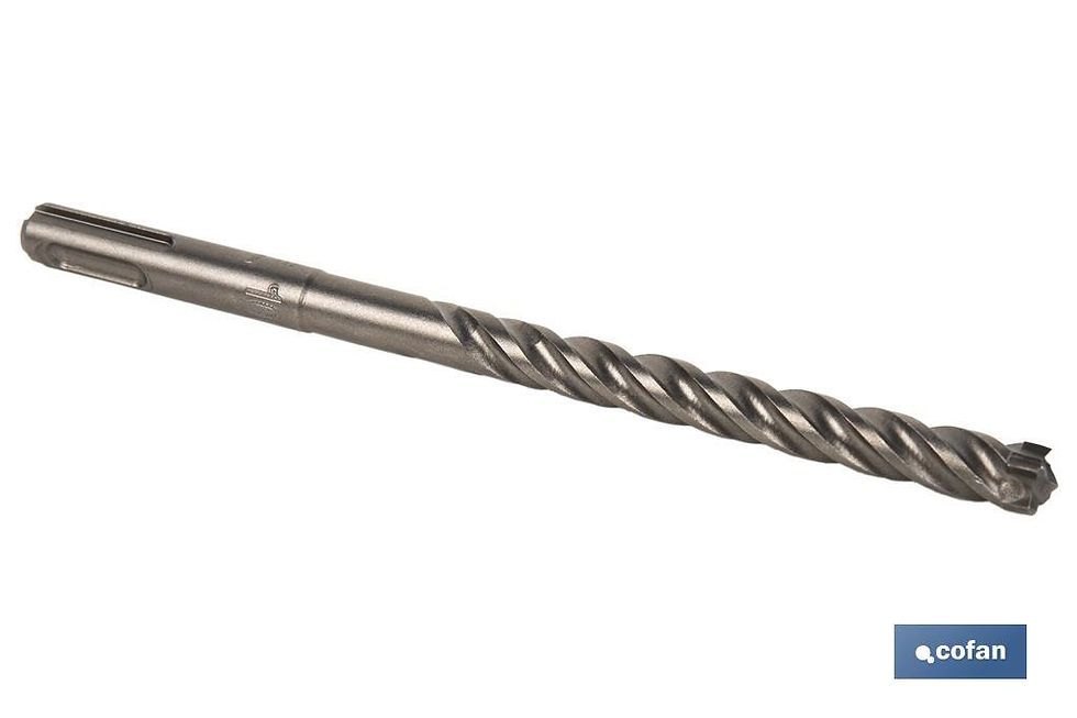 Miniatura: Brocas de percussão SDS PLUS para betão 4 pontas