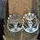 Thumbnail: Yoga, Lotus, Ohm, Moon Phases Silver Earrings