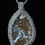Thumbnail: Ocean Jasper Macrame Wrapped Adjustable Necklace