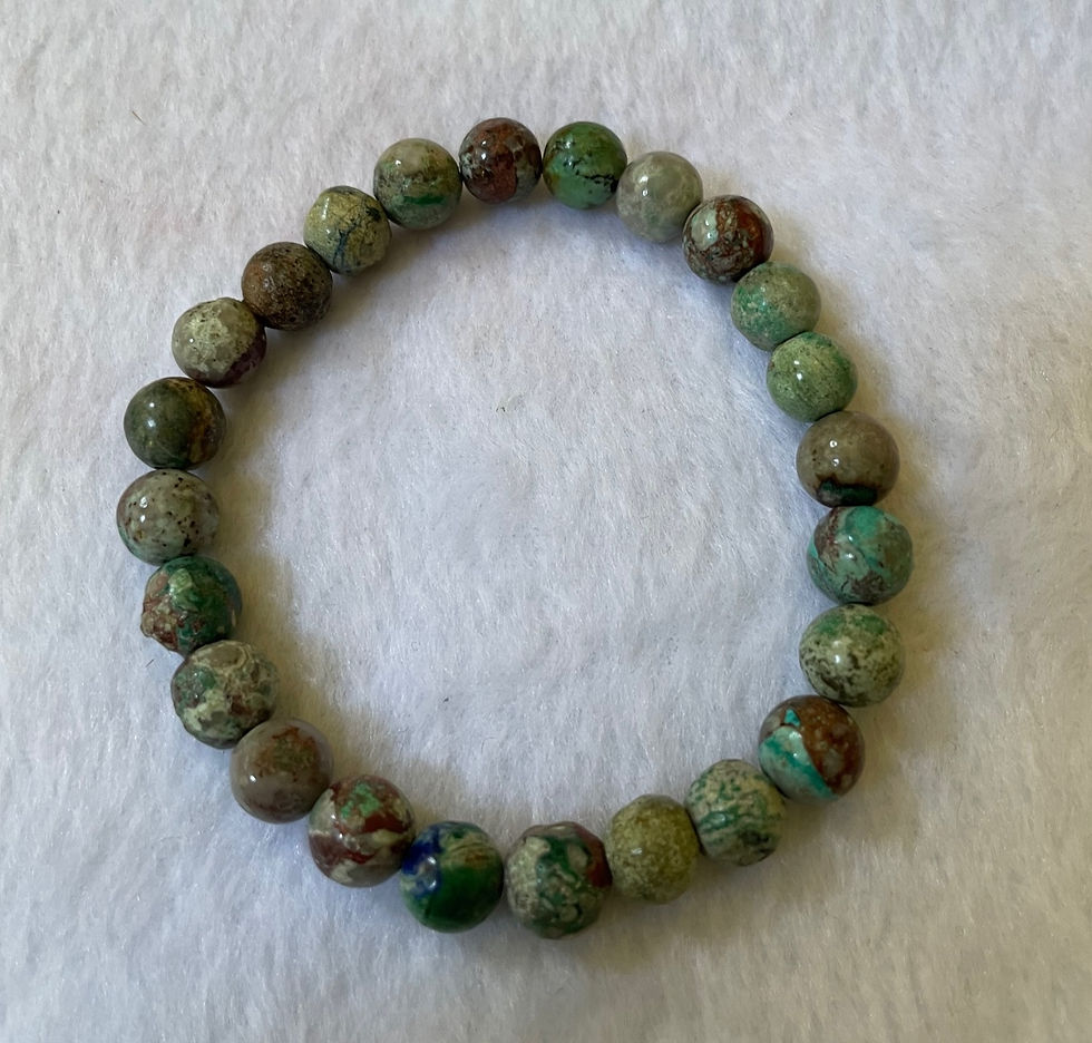 Thumbnail: Azurite (Rough) 8mm Bracelet