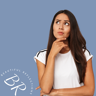 Beautiful woman making a quizzical face