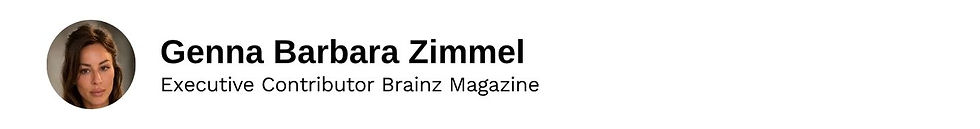 Executive Contributor Genna Barbara Zimmel Brainz Magazine