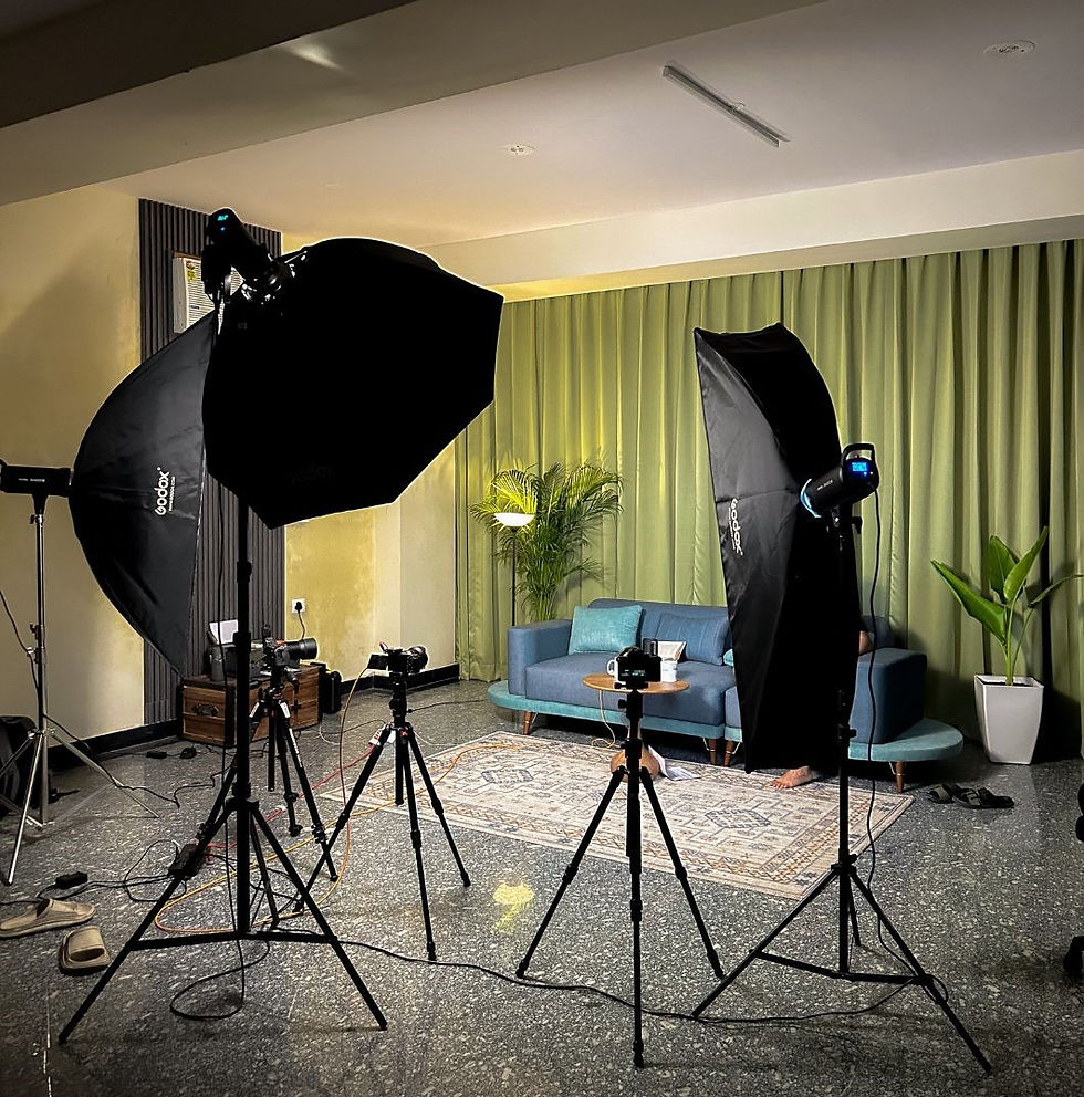 a modern studio setup