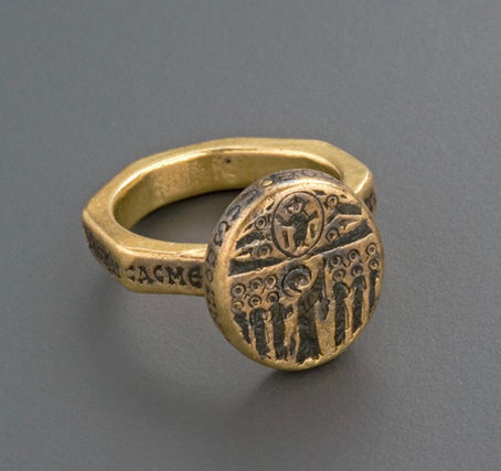 A 7th century Byzantine ring