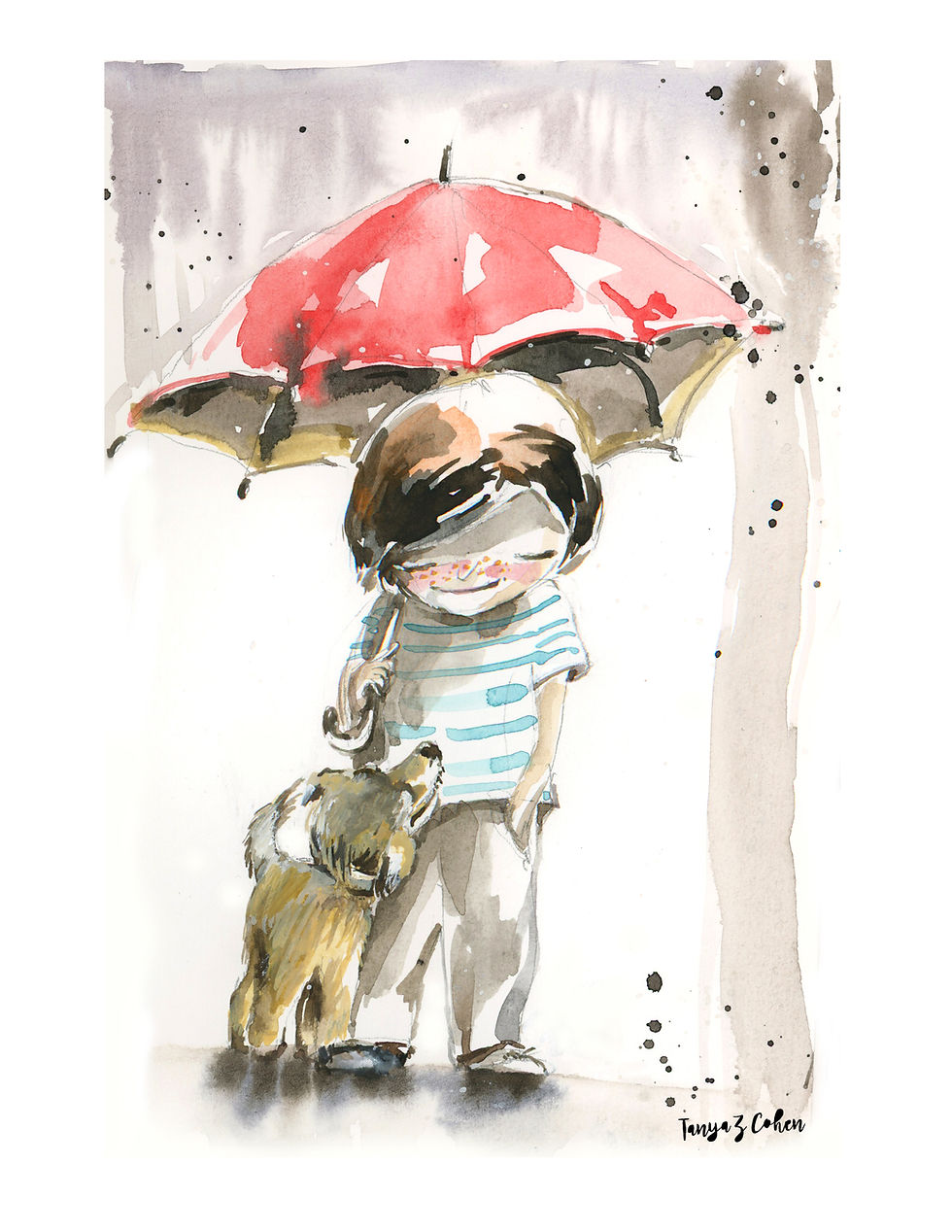 boy and his dog