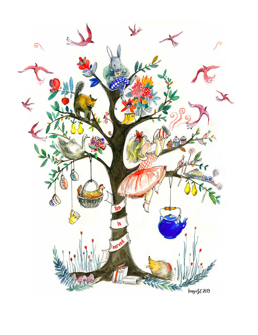 Magic tree tea time