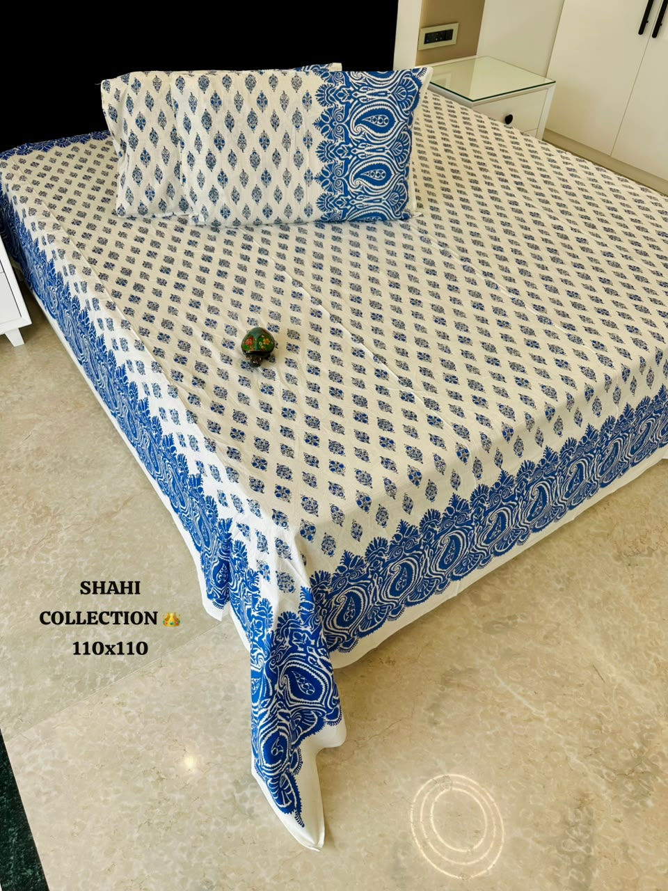 SHAHI COLLECTION 110 x 110 INCHES BEDSHEET