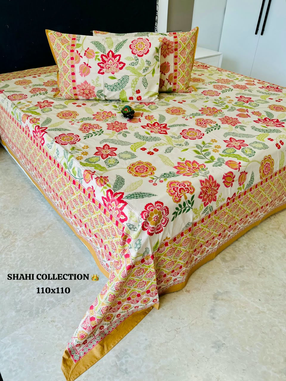 SHAHI COLLECTION 110 x 110 INCHES BEDSHEET