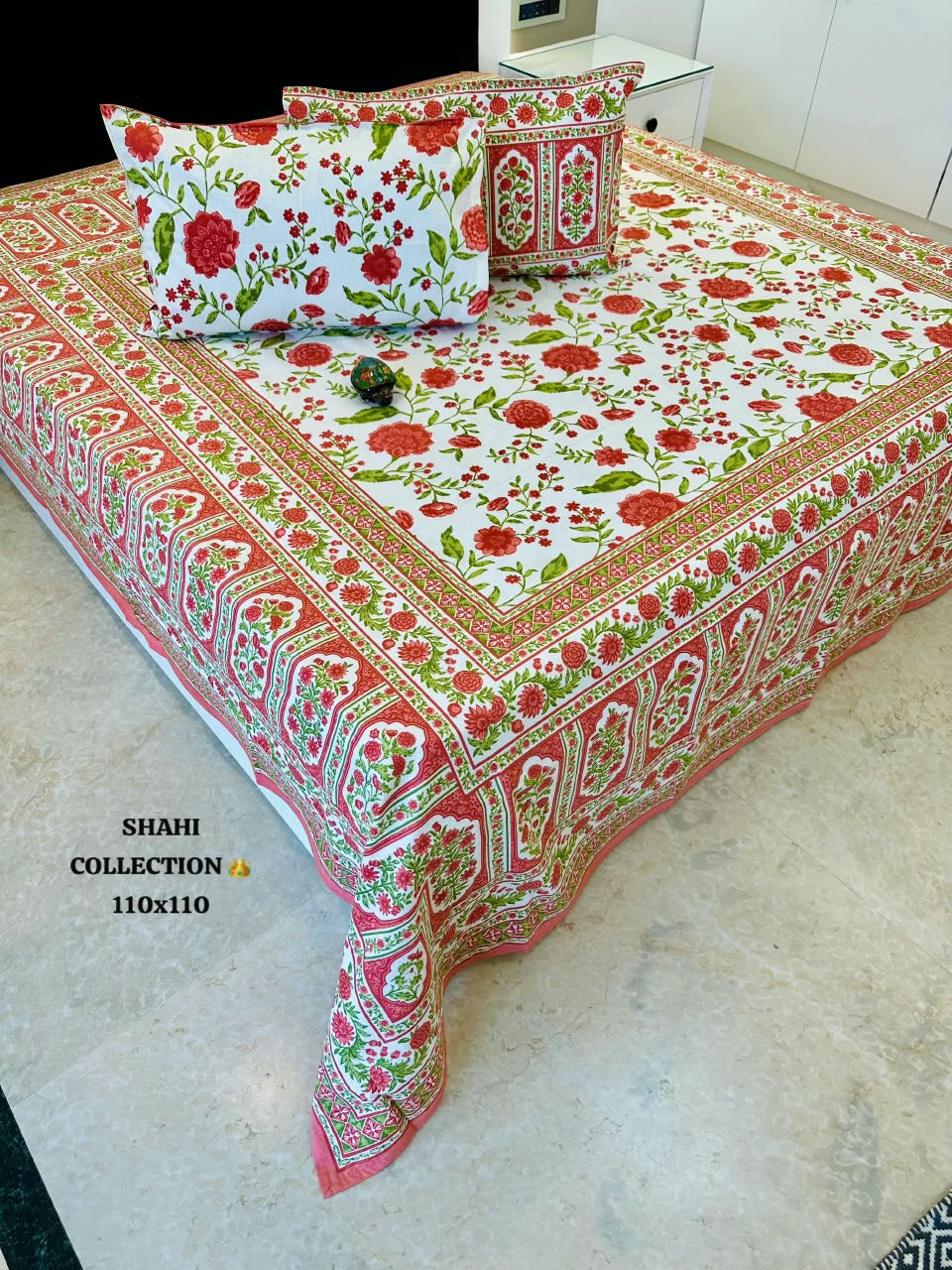 SHAHI COLLECTION 110 x 110 INCHES BEDSHEET