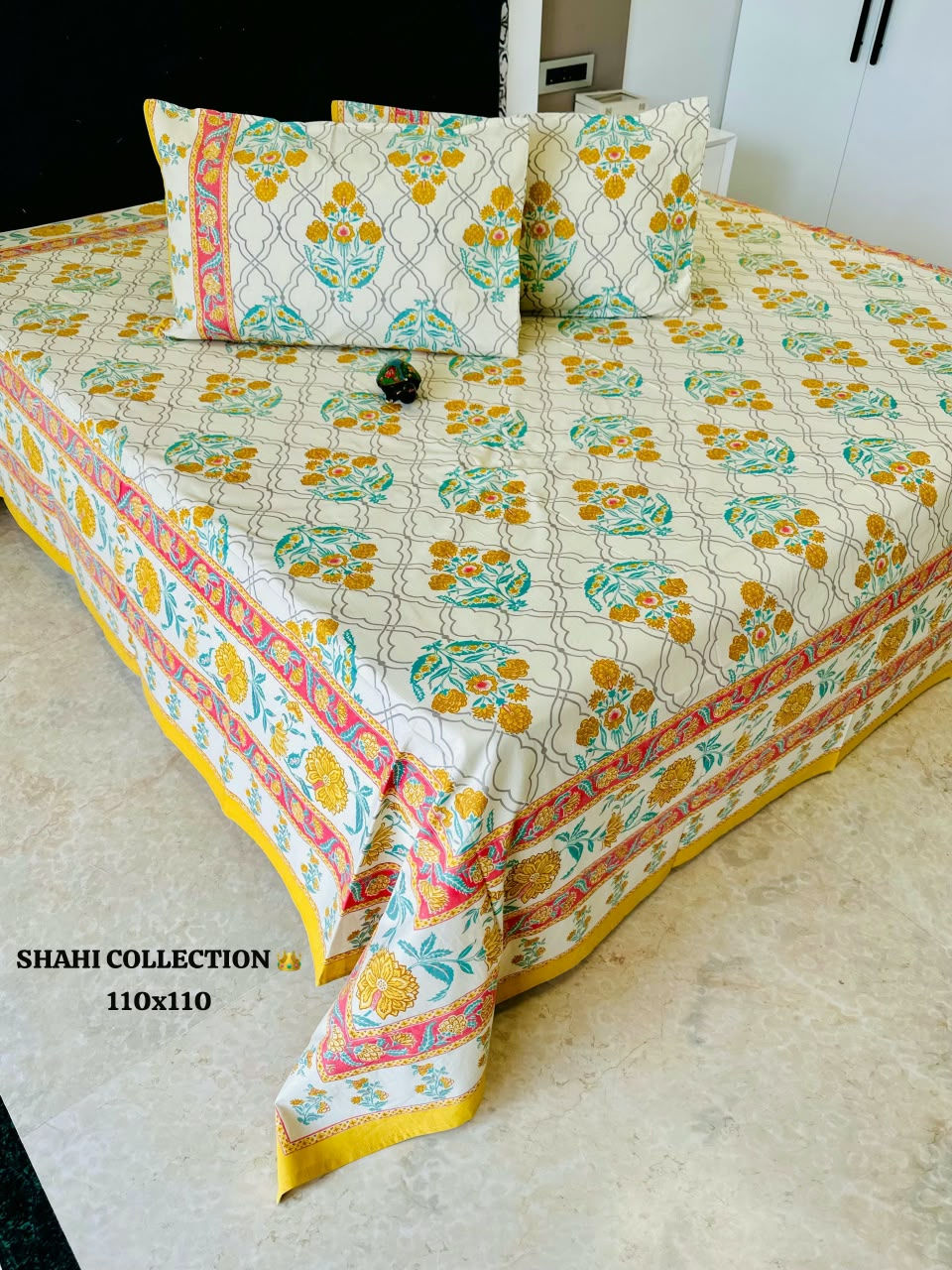 SHAHI COLLECTION 110 x 110 INCHES BEDSHEET