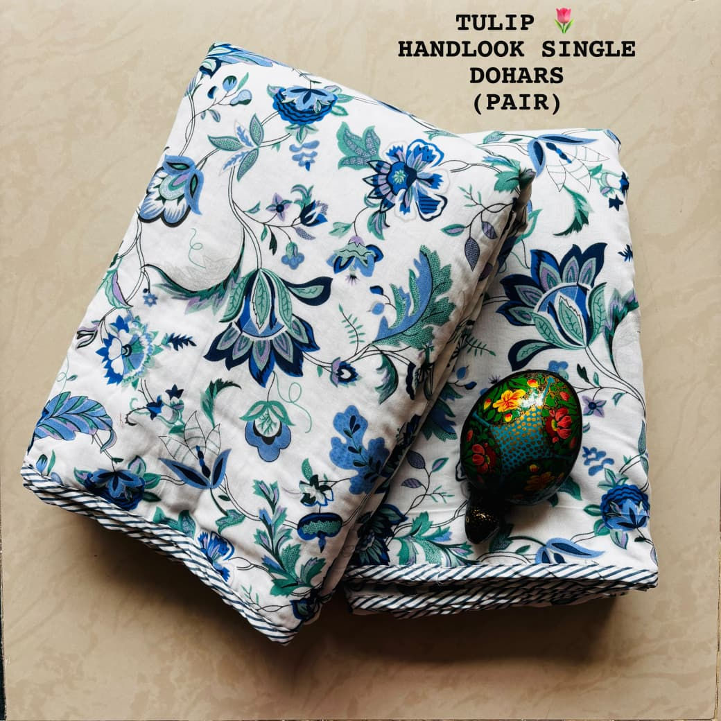 LATEST TULIP HANDLOOK SINGLE DOHARS PREMIUM COLLECTION