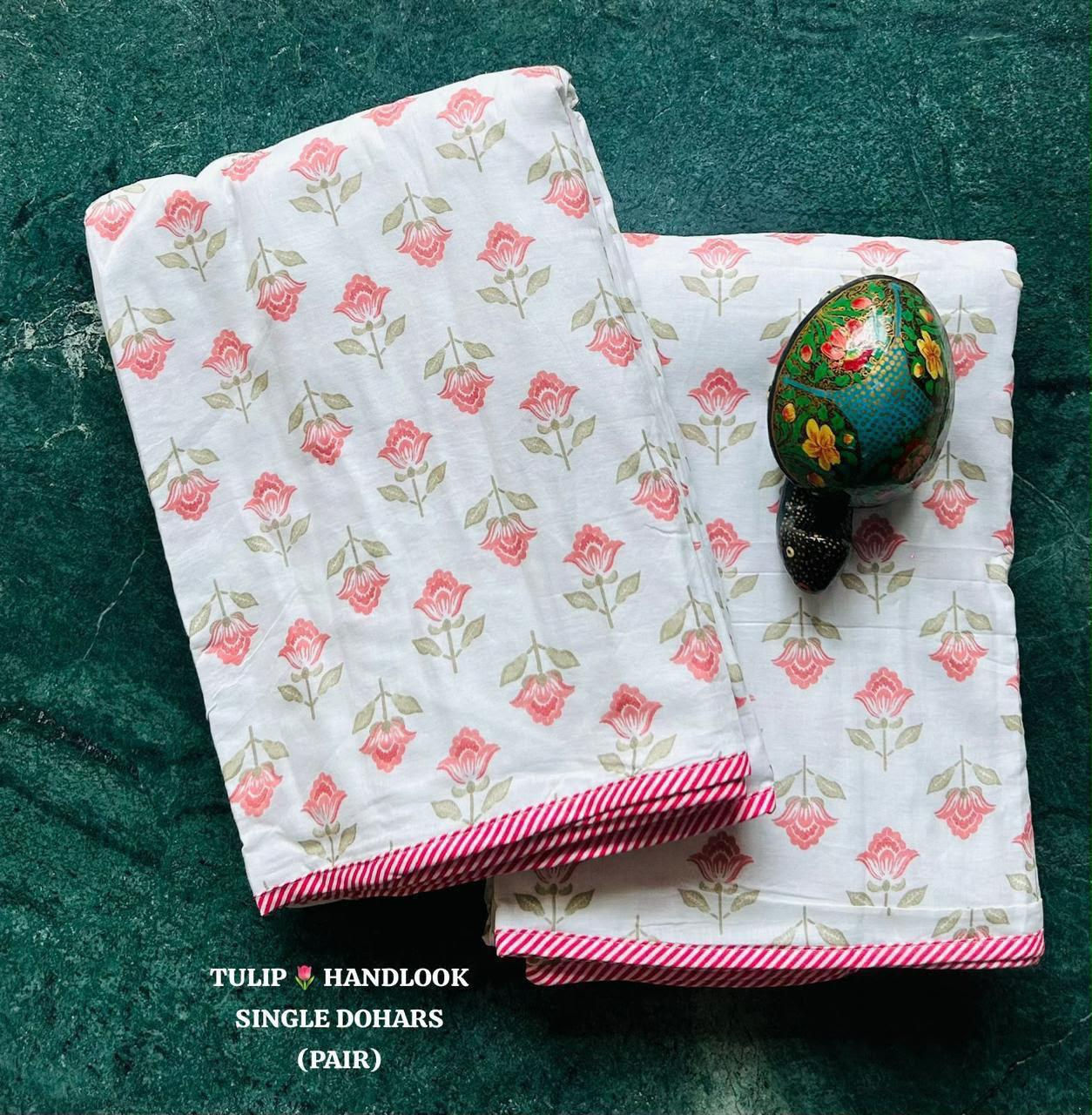 LATEST TULIP HANDLOOK SINGLE DOHARS PREMIUM COLLECTION