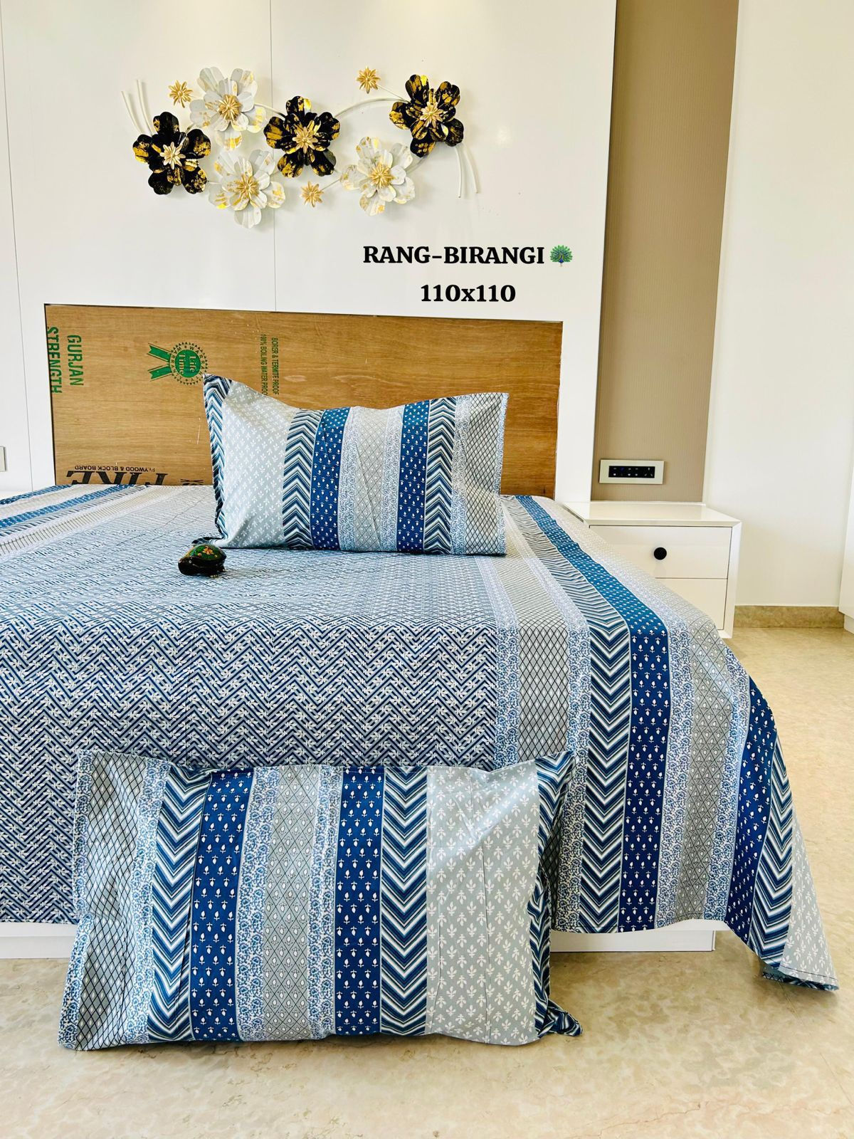 RANG - BIRANGI 110 x 110 INCHES BEDSHEET