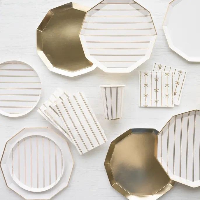Thumbnail: Gold Signature Bow Small Napkins