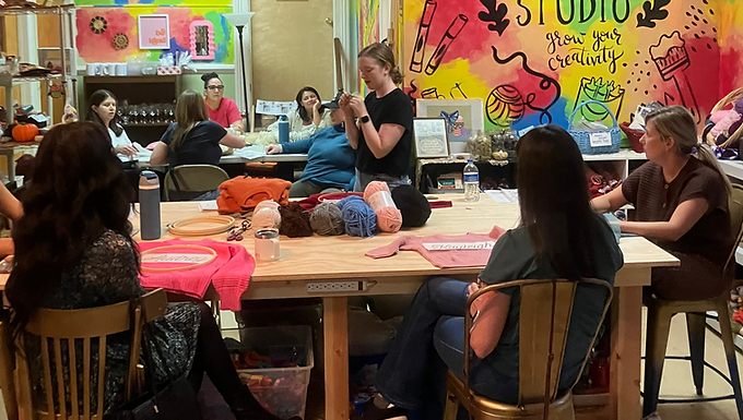 Propagate Studio High Bridge is our second location. We are located on the ground floor of the Methodist Church and have a wide variety of supplies in our pay what you can art supply thrift shop! We have a makers area and various mystery art supply bags! 