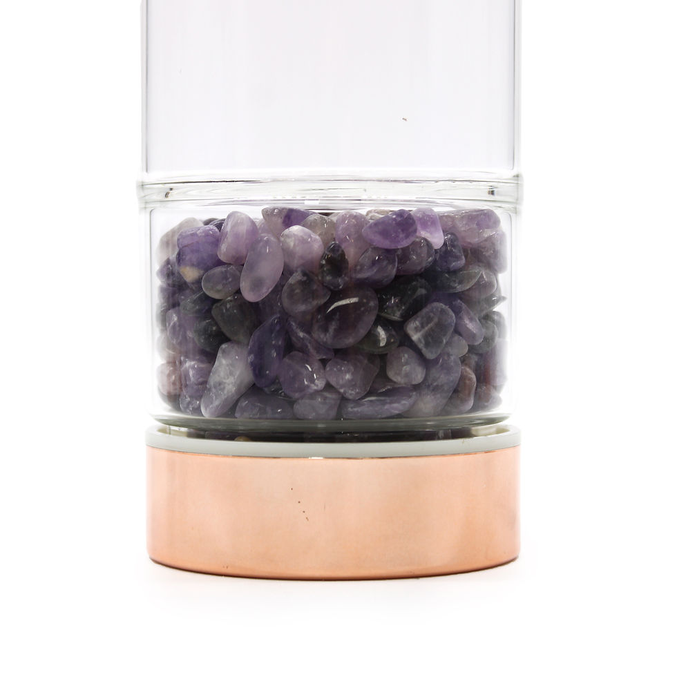 Thumbnail: Amethyst Crystal - Tea & Water Energiser Bottle