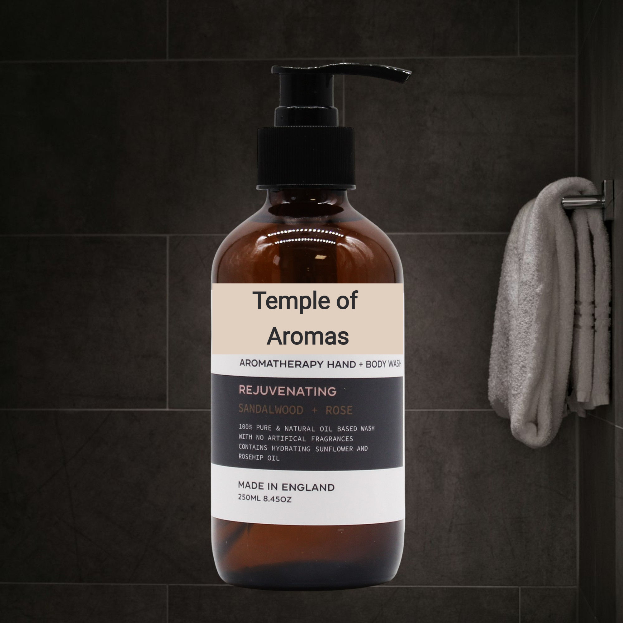 Rejuvenating: Sandalwood & Rose - Body Wash - 250ml