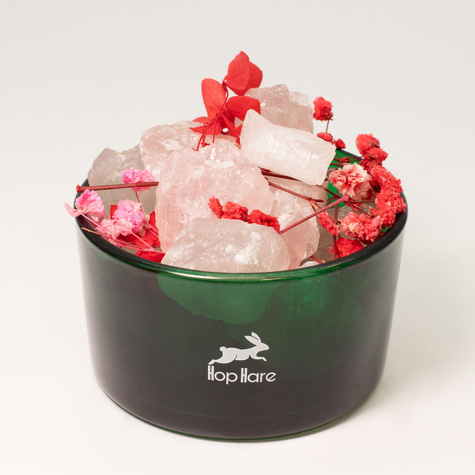 Thumbnail: Rose Quartz - The Lovers - Diffuser Crystals & Floral Set