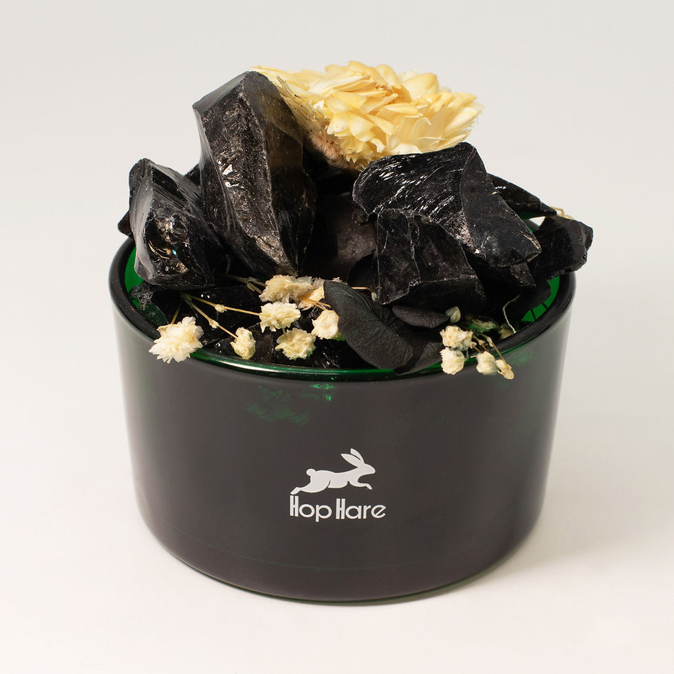 Thumbnail: Black Obsidian - The Knight - Diffuser Crystals & Floral Set