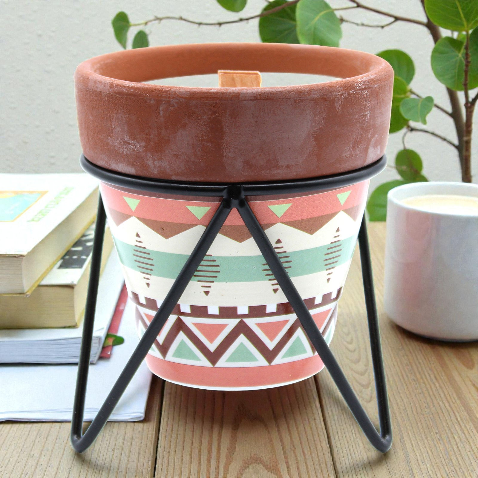 Clove - Abstract Candle Pot - Essential Oil