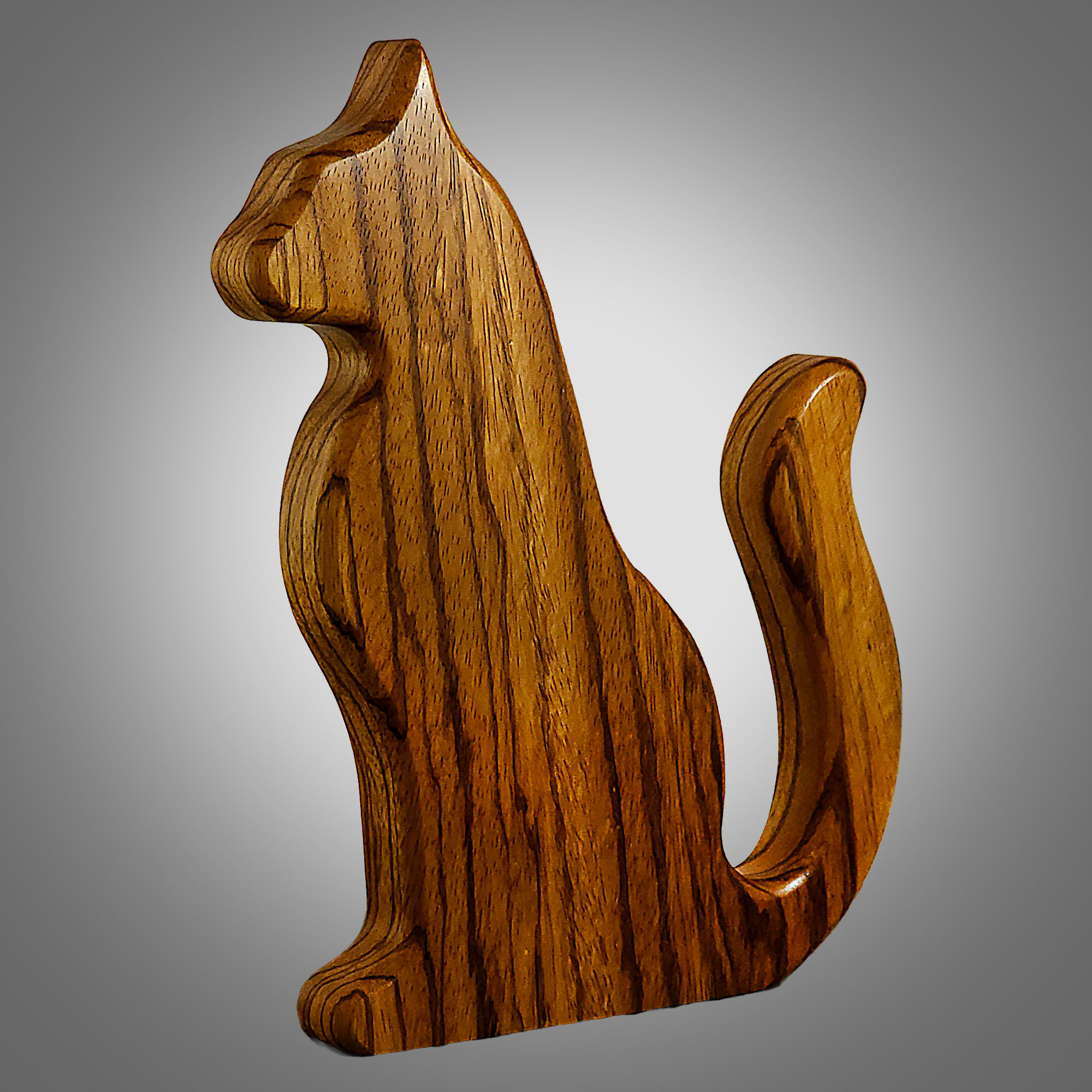 Regal Cat - Zebrawood