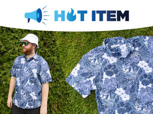 Hot Item: The Tommy Bahama Coconut Point Playa Flora Short Sleeve Shirt