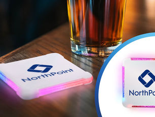 Hot Item Of The Week: Light Up LED Square Drink Coasters