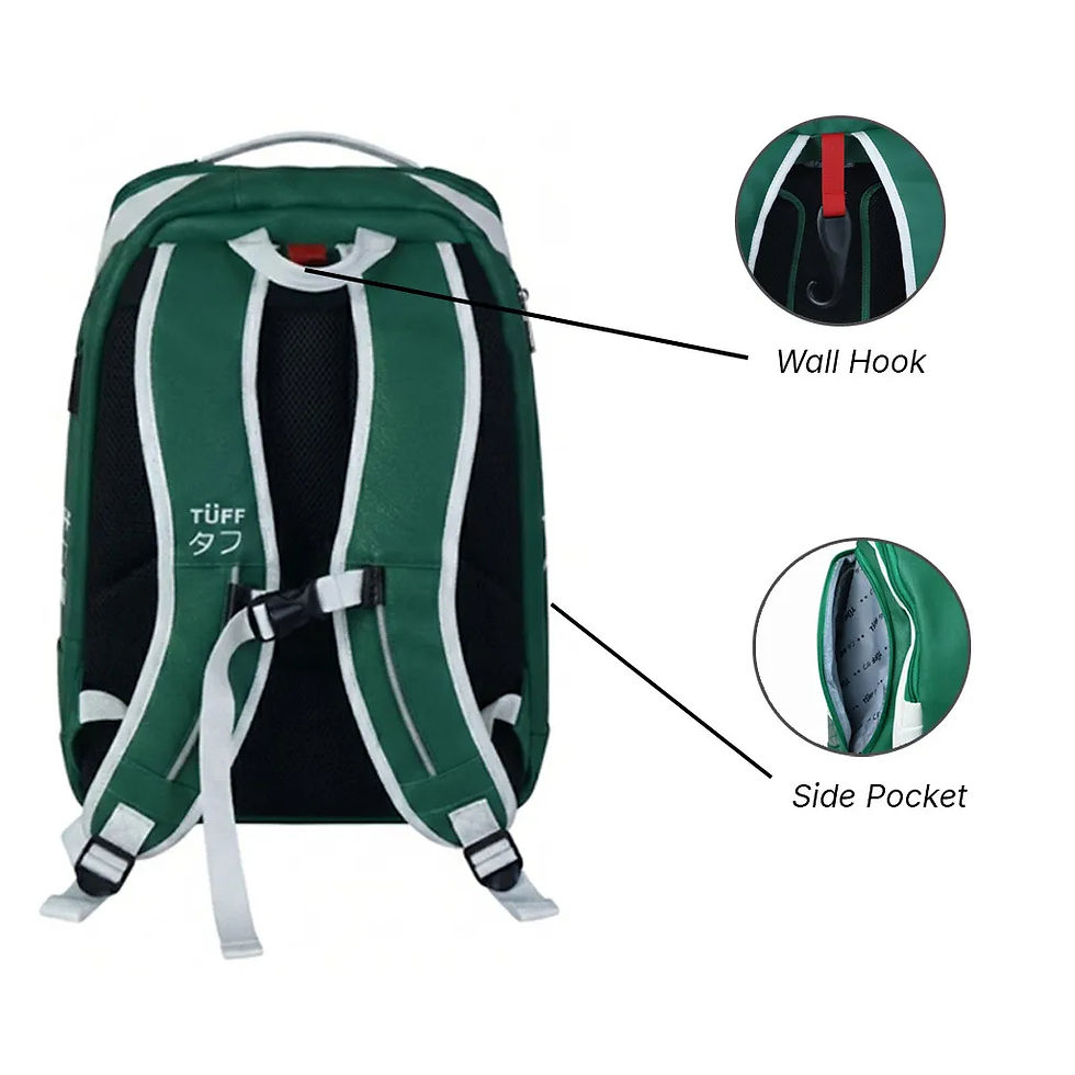 Thumbnail: New Tuff POP2 pickleball backpack with USB- sport , travel , gym bag 