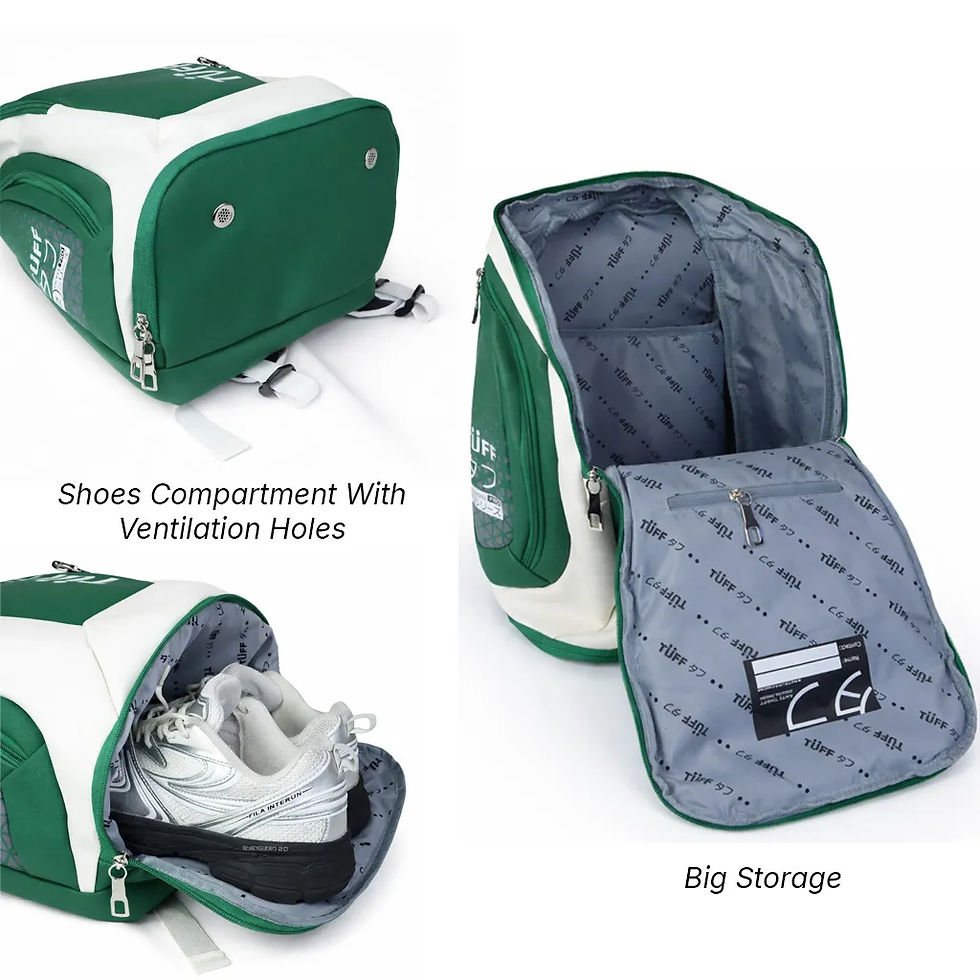 Thumbnail: New Tuff POP2 pickleball backpack with USB- sport , travel , gym bag 