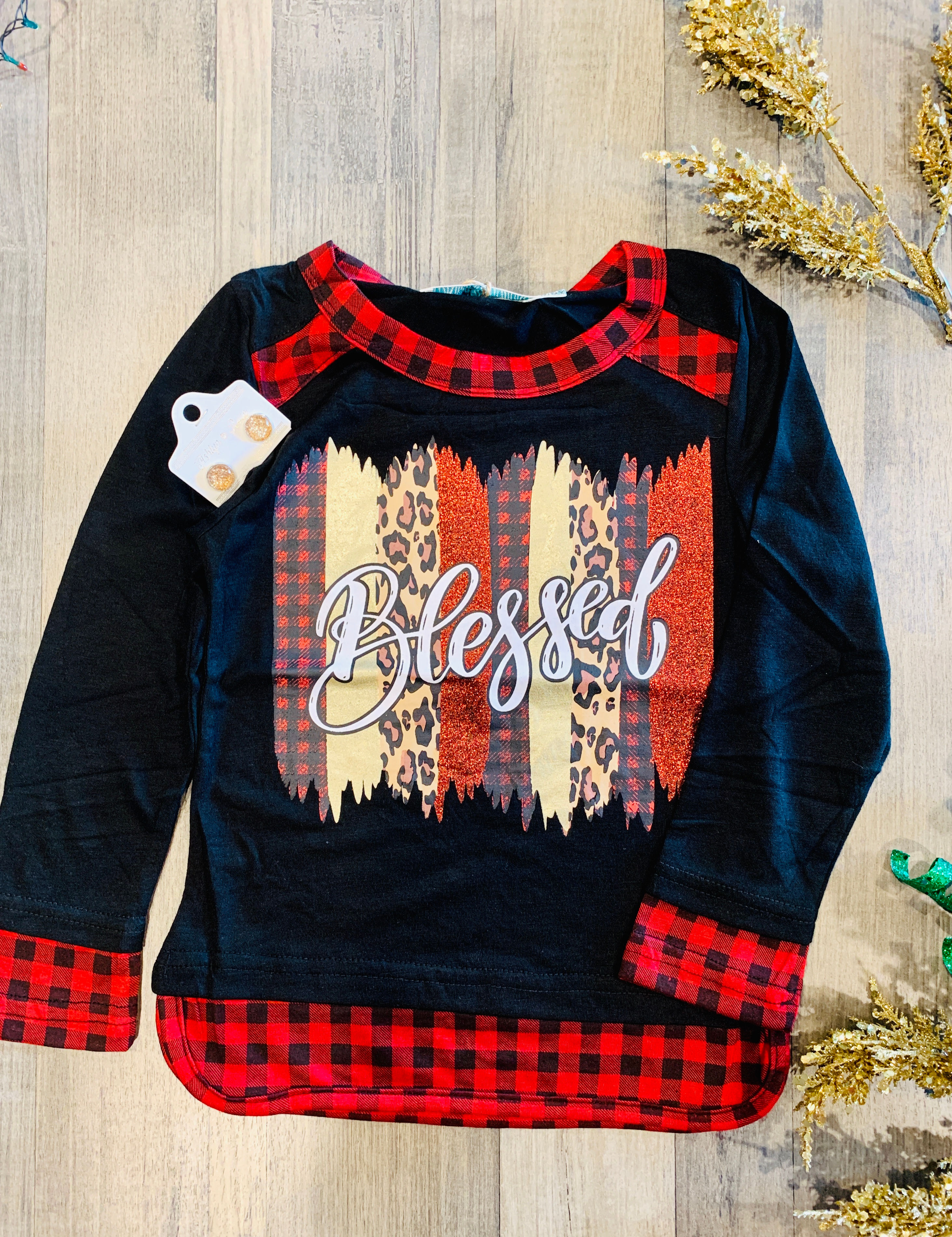Blessed Buffalo Plaid Longsleeve