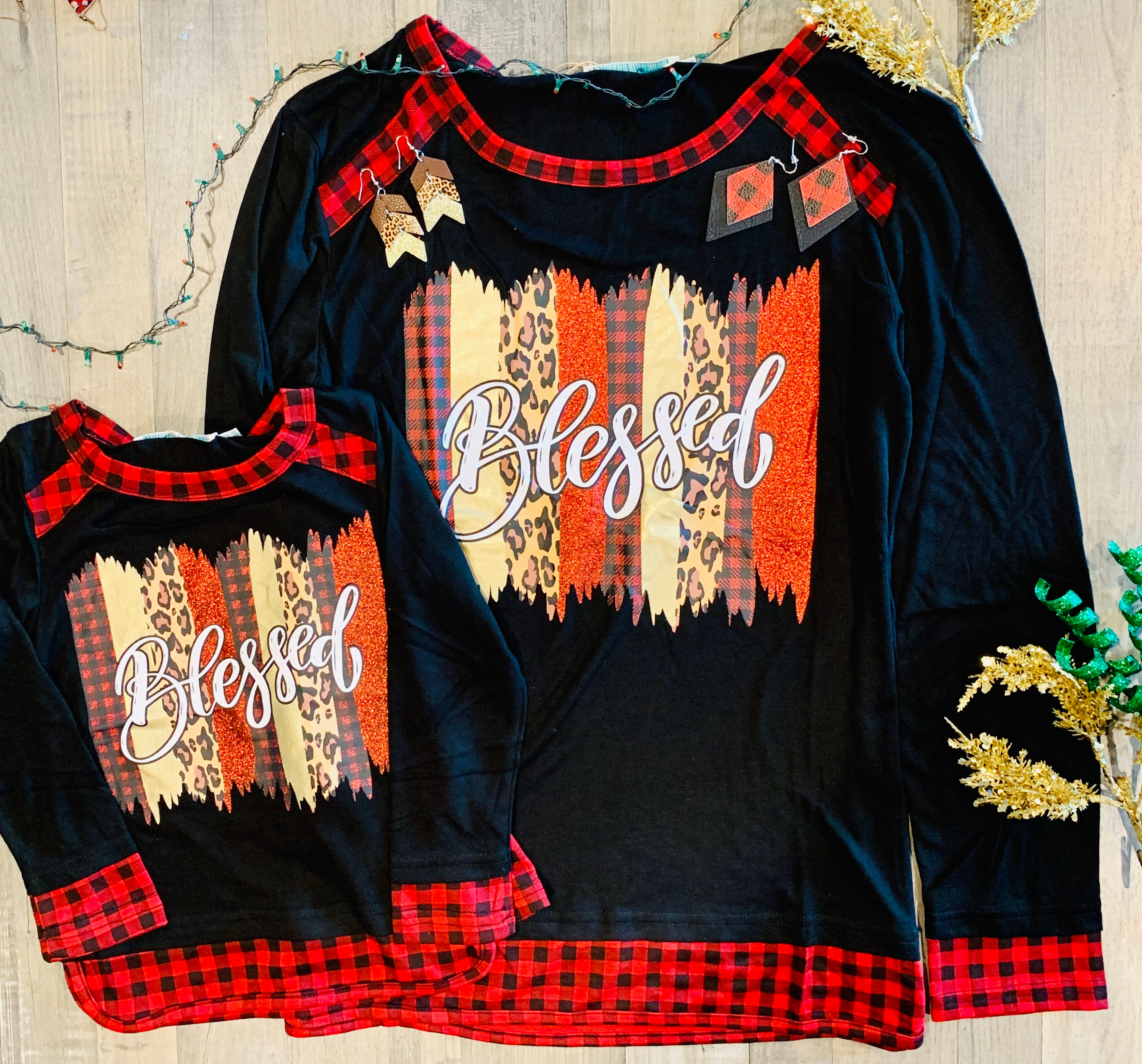 Blessed Buffalo Plaid Longsleeve