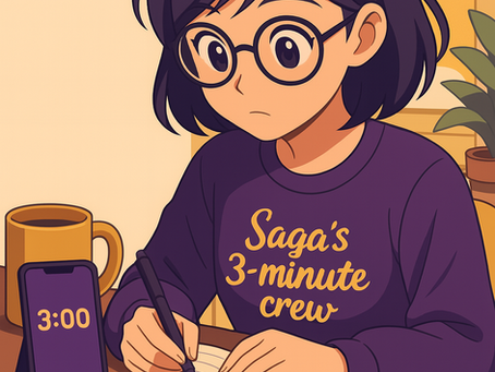 Saga's 3-minute crew