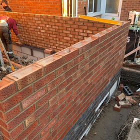 wall build for extension