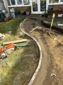 Digging of new pathway